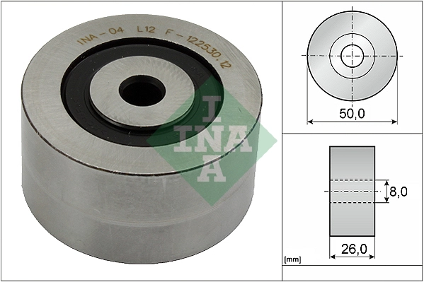 Deflection/Guide Pulley, V-ribbed belt